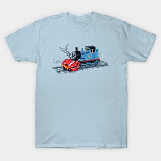 Hit By Train T-Shirt